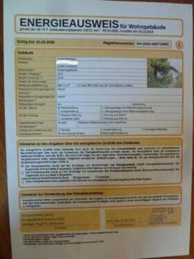 Energieausweis 1 - 