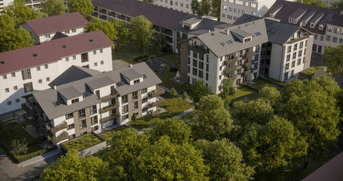 Vogelprespektive_Ausrichtung_Nord - 3 Zimmer Etagenwohnung zur Miete in Garmisch-Partenkirchen