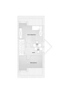 Endreihenhaus Dachgeschos - 
