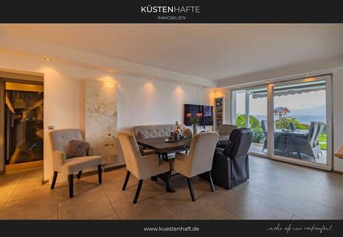 Bild 1 - Exklusive Eigentumswohnung in erster Reihe Scharbeutz - Meerblick-Panorama, Terrasse & Garten