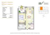 Grundriss 2-Zimmerwohnung 101-201 - 