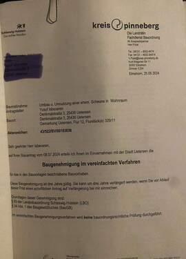 Baugenehmigung EFH - 