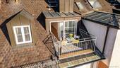 Dachterrasse in Westausrichtung - 