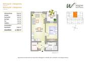 Grundriss 2-Zimmerwohnung 202 - 