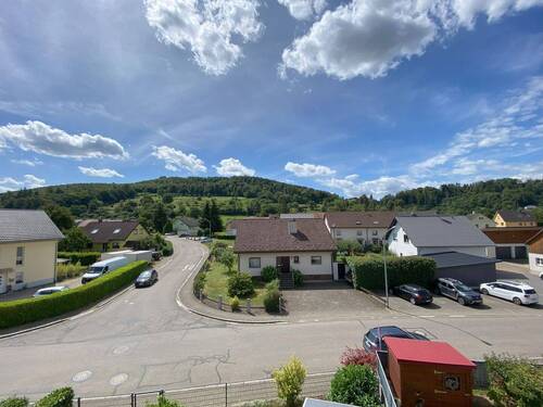 Blick auf ruhige Wohngegend - 