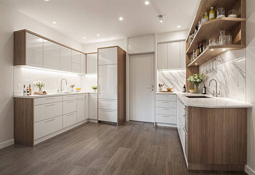 Haus Nr. 2: Küche KI generiert - 