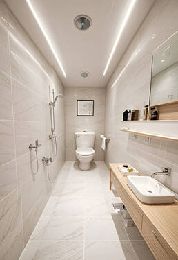 Haus Nr. 2: Badezimmer KI generiert - 