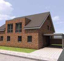 PROVISIONSFREI!!! Neubau: Moderne Doppelhaushälfte in beliebter Vechtaer Wohngegend