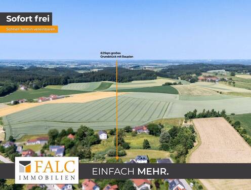 Anblick Baustarring - Natur pur, Vision inklusive - Baugrundstück für besondere Wohnideen