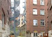 Ansicht Hof und Brandschutztreppe - 
