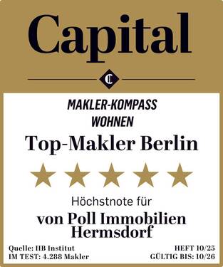 Siegel Wohnen 5 Sterne Berlin von Poll Immobilien Hermsdorf - 