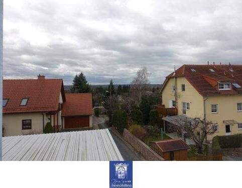 Blick vom Balkon - 3 Zimmer Etagenwohnung zum Kaufen in Weinböhla