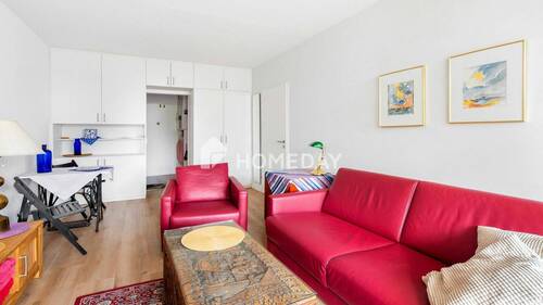 Wohnzimmer 2 - 1 Zimmer Etagenwohnung in Schönberg Holm