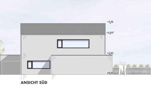 Ansicht Süd - 5 Zimmer Einfamilienhaus in Neumarkt