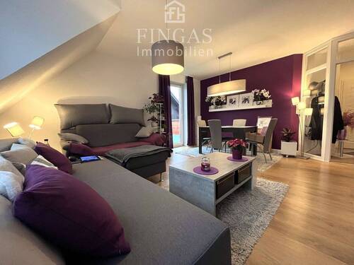 Wohn/Esszimmer - 2 Zimmer Etagenwohnung zur Miete in Ritterhude