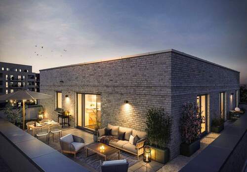 Dachterrasse_Emma+August - Etagenwohnung mit 106,50 m&sup2; in Hamburg / Groß Borstel zum Kaufen