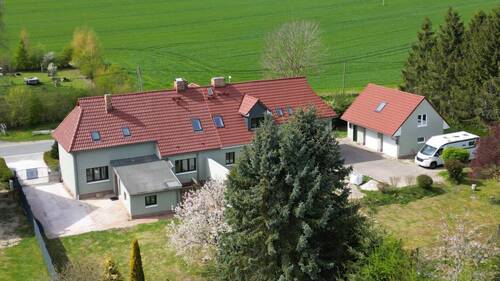 rückwärtige Gebäudeansicht - 6 Zimmer Doppelhaushälfte in Kröpelin