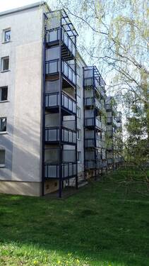 Rückansicht - 3 Zimmer Etagenwohnung in Nordhausen