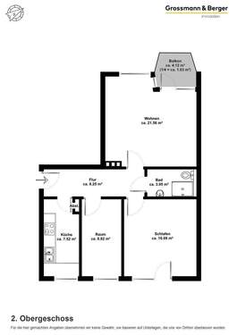 2. Obergeschoss - 
