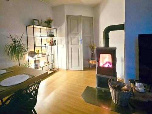 Kamin Wohnzimmer - 4 Zimmer Etagenwohnung in Bautzen