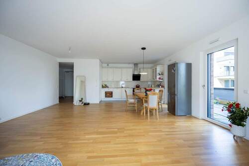 Wohnzimmer - Etagenwohnung mit 116,00 m&sup2; in Karben zur Miete