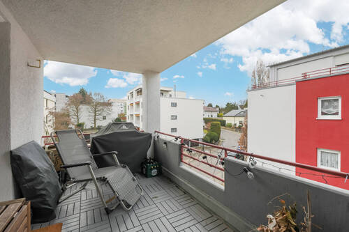 Balkon - Top-Lage! Sonnige 3-Zimmer-ETW mit tollem Balkon und Garage auf Erbbaugrundstück!