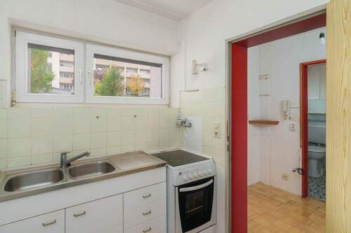 Küche - 1 Zimmer Etagenwohnung in Würzburg