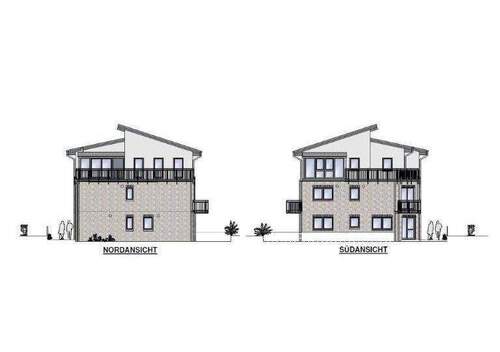 Nord- und Südansicht - 