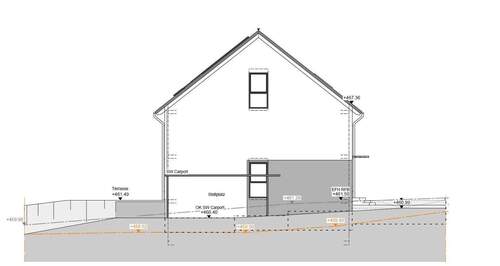 Giebelseite - Ansicht - Haus 5 - 