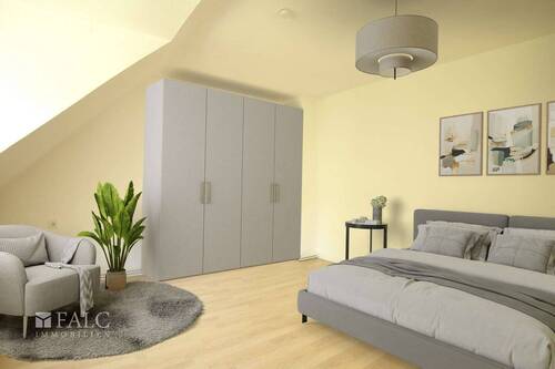 DG Schlafzimmer virtuell gestaged - 