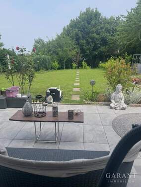 Gartenansicht Terrasse 01 - 9 Zimmer Mehrfamilienhaus, Wohnhaus zum Kaufen in Pforzheim