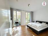 Schlafzimmer mit Einbauschrank - 