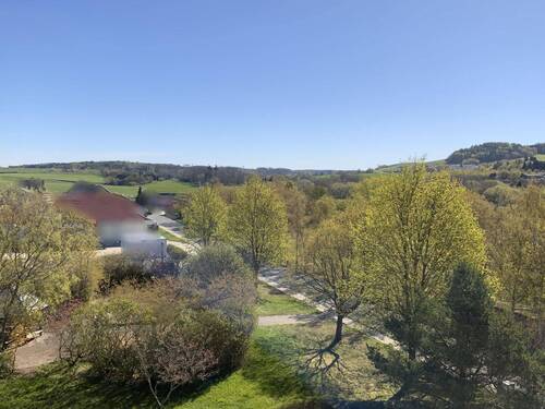 Blick vom Küchenfenster in Richtung Schleizer Wald / Wehrteich - Ost - 