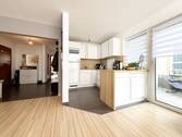Küche mit EBK - 3 Zimmer Etagenwohnung zum Kaufen in Spaichingen