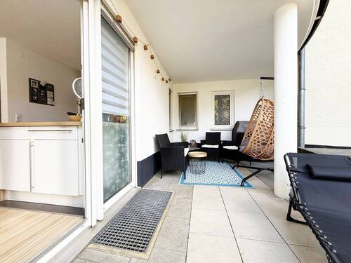 überdachte Terrasse - Etagenwohnung mit 89,10 m² in Spaichingen zum Kaufen