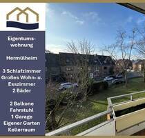 **Viel Platz für die ganze Familie** Großzügige Eigentumswohnung mit Blick über Hermülheim - Hürth