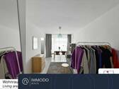 Wohnbereich - ?? Urbanes Leben in Schöneberg - 1-Zi-Balkonwohnung mit moderner EBK & stilvollem Bad