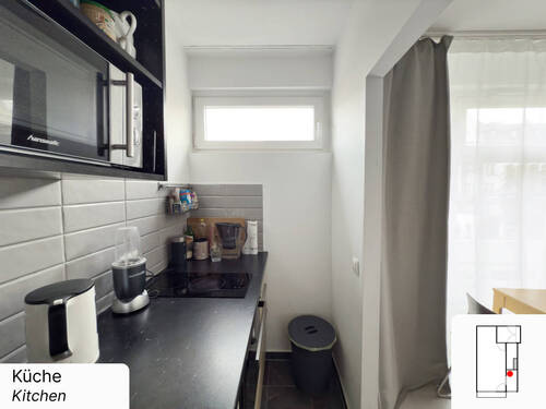Küche - Etagenwohnung mit 27,00 m² in Berlin zum Kaufen
