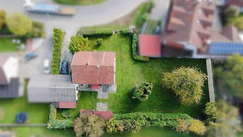 Draufsicht - Einfamilienhaus mit 136,00 m&sup2; in Eichendorf zum Kaufen