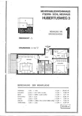 63,56 qm plus Garten 20 qm - 