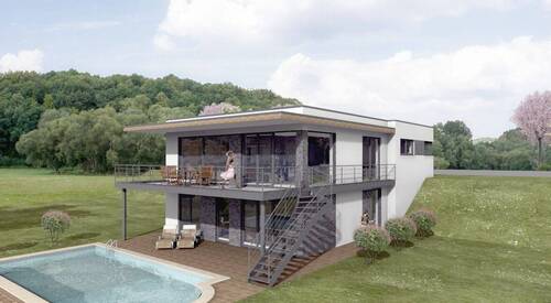 Projekt G_3D4im Hang.jpg - Visio PlanHaus in Korlingen inklusive unterkellerter Garage