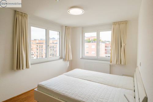 Schlafzimmer 1 - Etagenwohnung mit 100,00 m&sup2; in Frankfurt am Main zur Miete