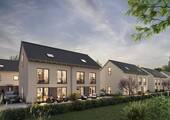 Abendanimation Gartenseitig.jpg - Doppelhaushälfte mit 138,00 m² in Flörsheim zum Kaufen