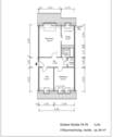 Grundriss mit Maßen - 