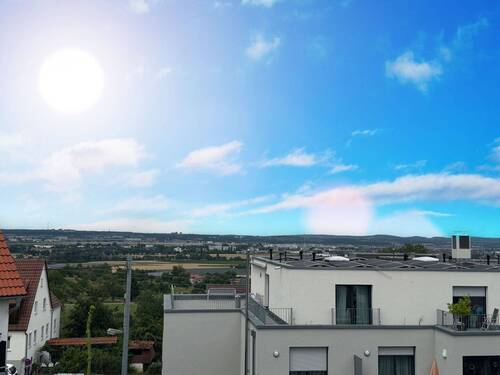 Aussicht vom Balkon - 