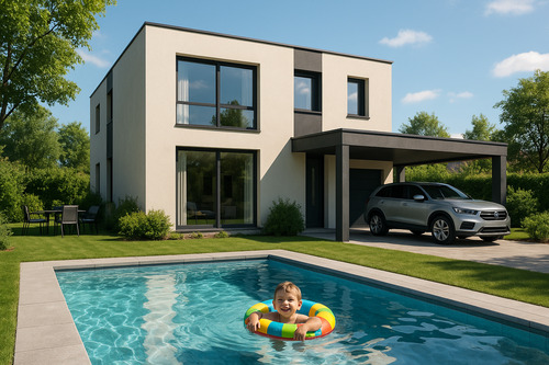 Danhaus Stadtvilla - 5 Zimmer Einfamilienhaus zum Kaufen in Heinsberg