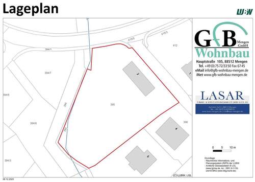Lageplan Objekt - Grundstück in Bad Schussenried zum Kaufen