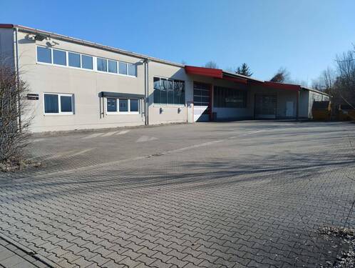 Außenansicht.jpg - Ingolstadt-Gewerbegebiet Nähe Manchinger Straße: Halle mit Büro- und Freiflächen!