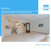 Helle und gemütliche Endetagen-Wohnung mit Balkon + Blick in den großen Garten! - Hamburg Rissen