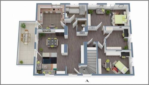 3D-Wohnbeispiel 2. OG - 